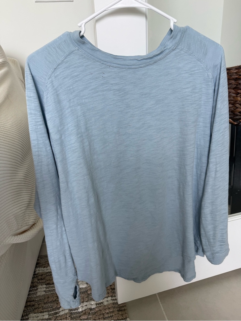 Zella Short Sleeve Tee in Blue Fog